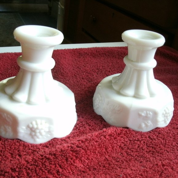 Westmoreland Accents Vintage Westmoreland Milk Glass Candle Holder
